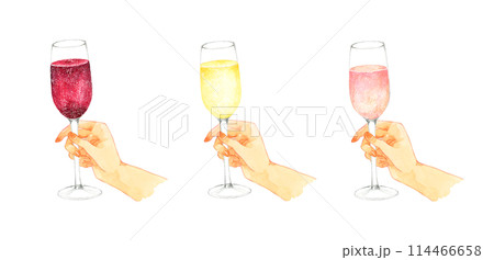 グラスを持つ手イラスト - No: 22176840無料イラスト・フリー素材なら「イラストAC」