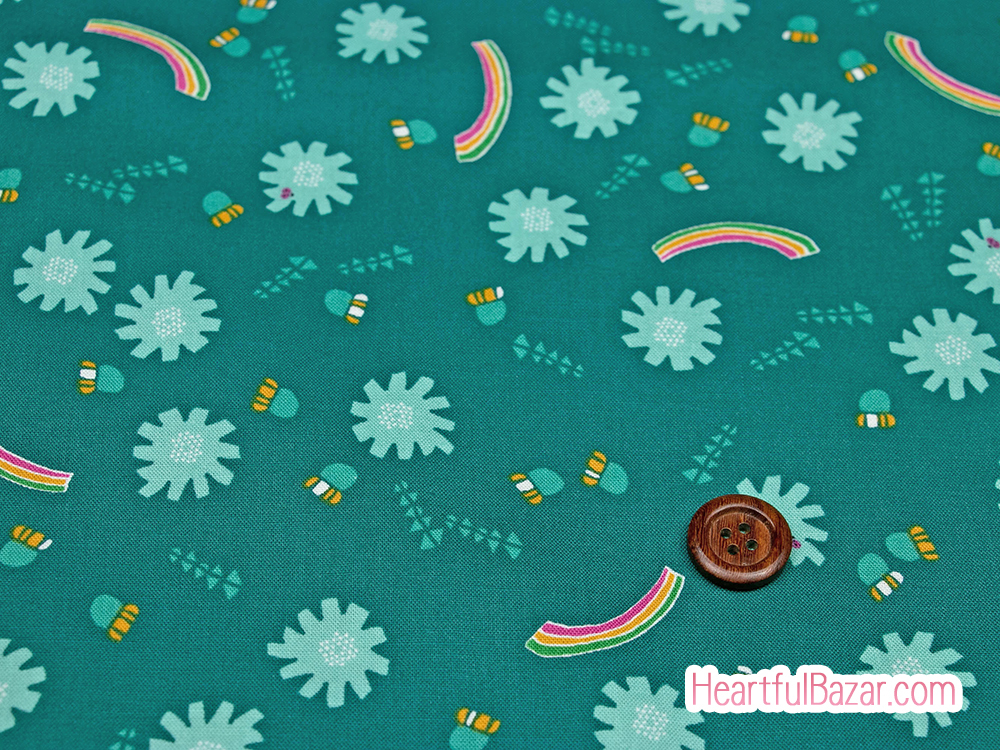 USAコットン虹 プリント生地 Fortunate EightART GALLERY FABRICSTRB8011_AGFRoseRosa