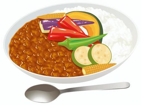 夏野菜を味わう本格カレーでランチにしませんか。スパイスとハーブと栗原はるみ