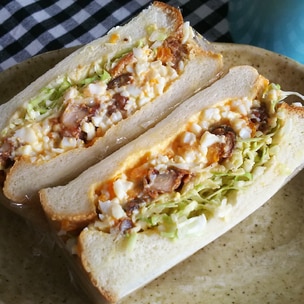 卵サンドとヨーグルト by koiko亭クックパッド簡単おいしいみんなのレシピが392万品