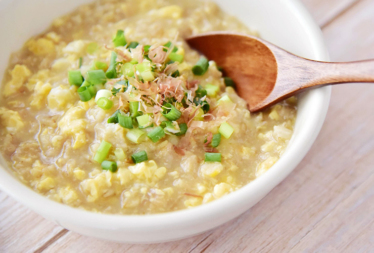 オートミールとかぼちゃのお粥