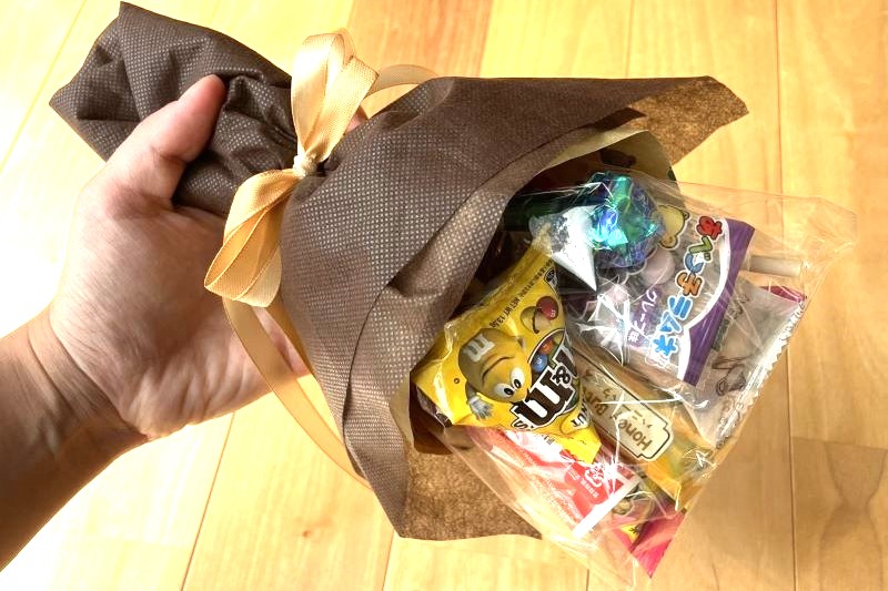 風船無しお菓子ブーケ5個セット♡卒業・入学プチギフト - メルカリ