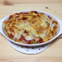 レトルトミートソースで簡単リゾットホットクック黒