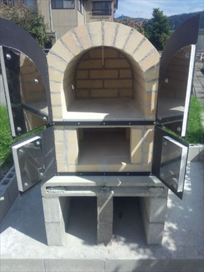 ドーム型の石窯をつくってみた