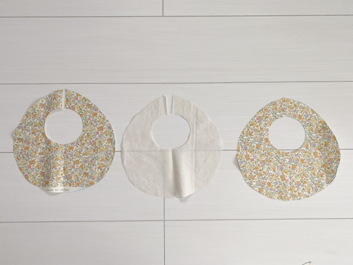 お花の形がかわいい360度スタイ 型紙の無料ダウンロードあり- ハンドメイドチャンネル