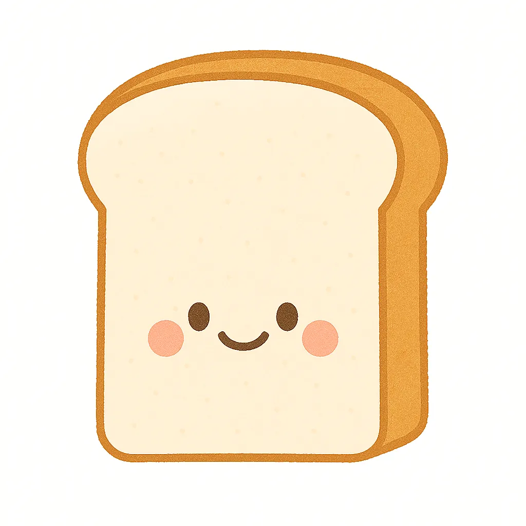 ゆるくて可愛いパン屋さんの女性の無料 フリー イラストかわいい手描きの無料素材「てがきっず」保育園・小学校・介護施設にぴったりのフリー素材イラスト