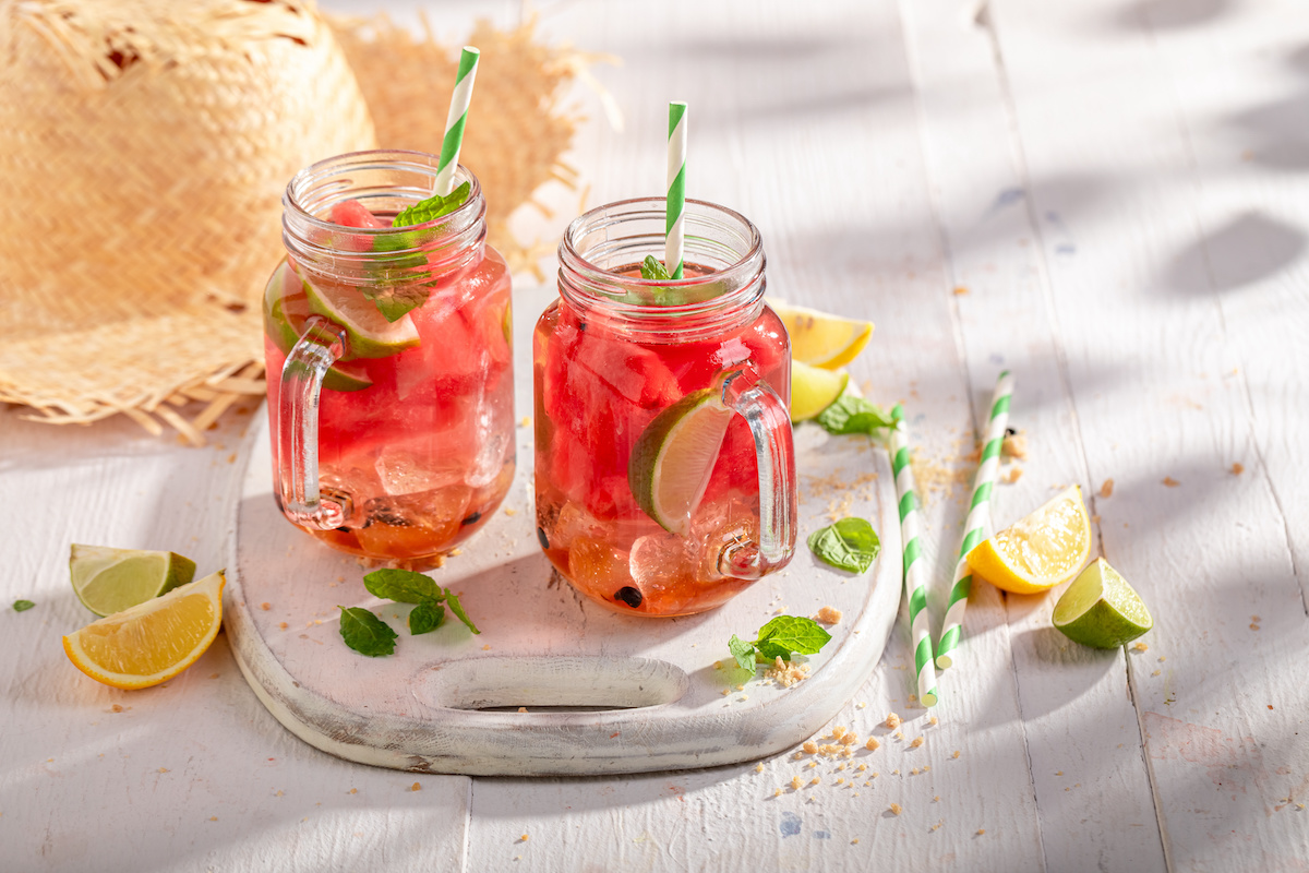 スイカのミルクスムージーOlive Oil Life オリーブオイルライフ