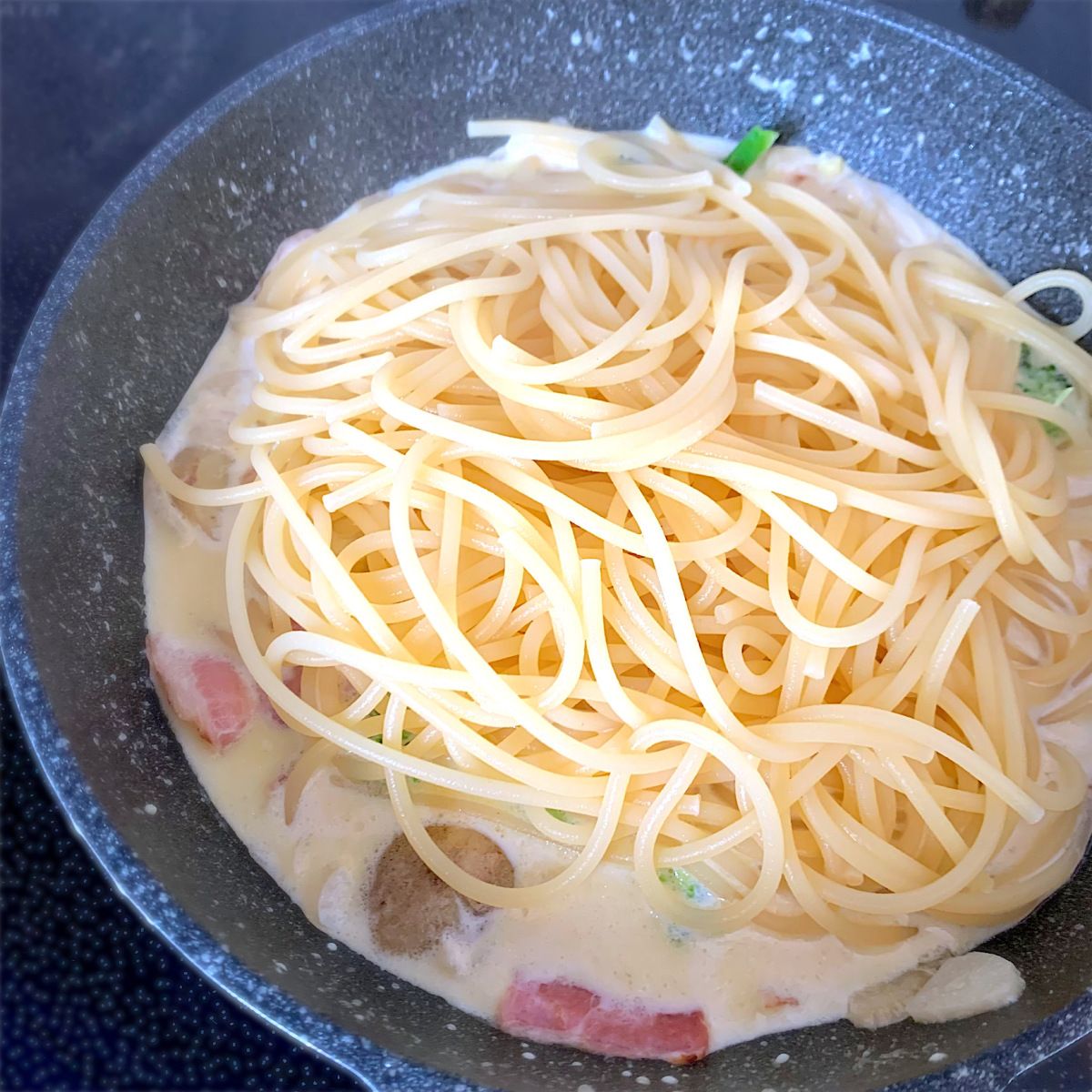 じゃがいもとベーコンのスパゲティレシピ日清製粉ウェルナ