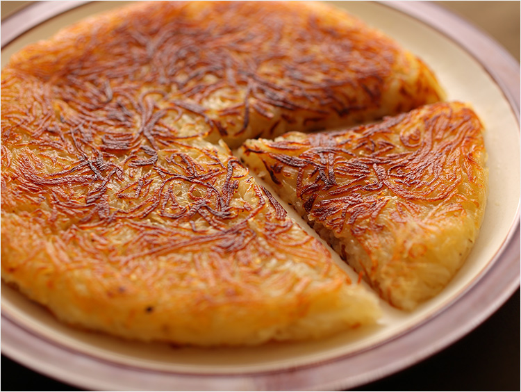 じゃがいも人参のガレット