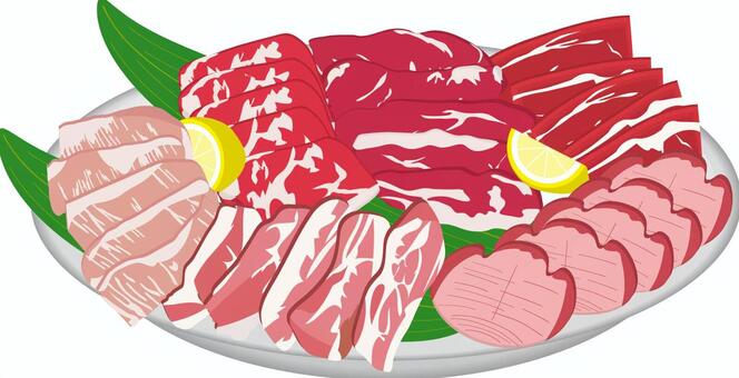 焼肉のイラスト フリー素材あそび- ニコニ・コモンズ
