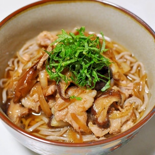 冷やし山菜そば「埜里のおうちde居酒屋ごはんレシピ」