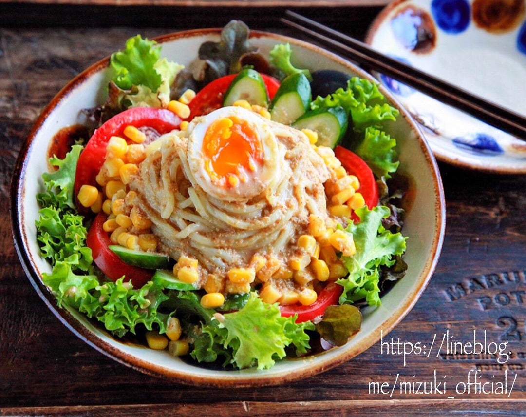 レタスたっぷりラーメンサラダ