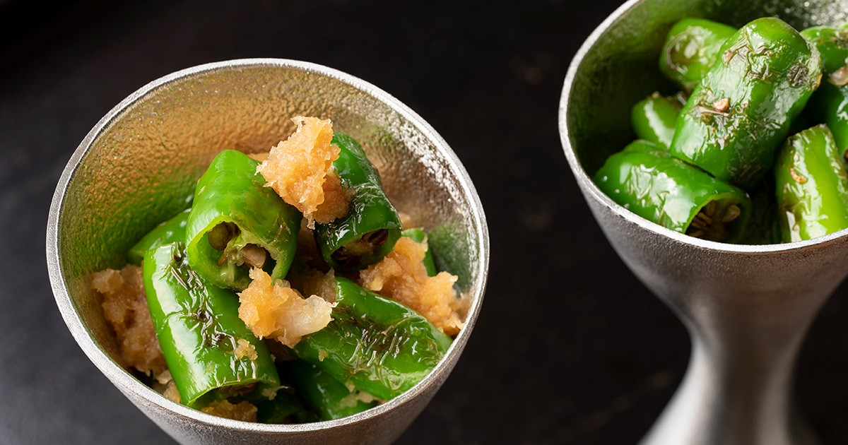 常備菜 シンプルで美味しい甘長とうがらしの焼き浸し 煮びたし の作り方