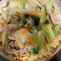 簡単なあんかけ焼きそばのレシピ