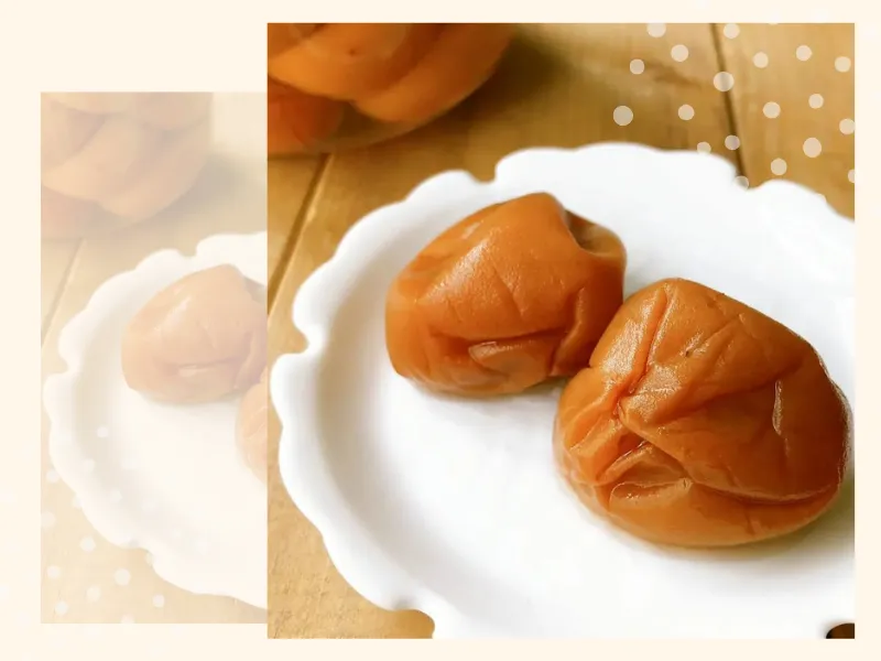 社員がお客様に聞いた、 らっきょう酢 を使った 簡単梅干し 風レシピ ‼ らっきょう酢を使って、干さない梅干しが簡単に出来ちゃいます😊梅干しのような、完熟梅を使った甘酢漬けのレシピです。 スーパーで売っている 完熟梅 🍑いい香りがしますね～ ぜひ、完熟梅を使っ