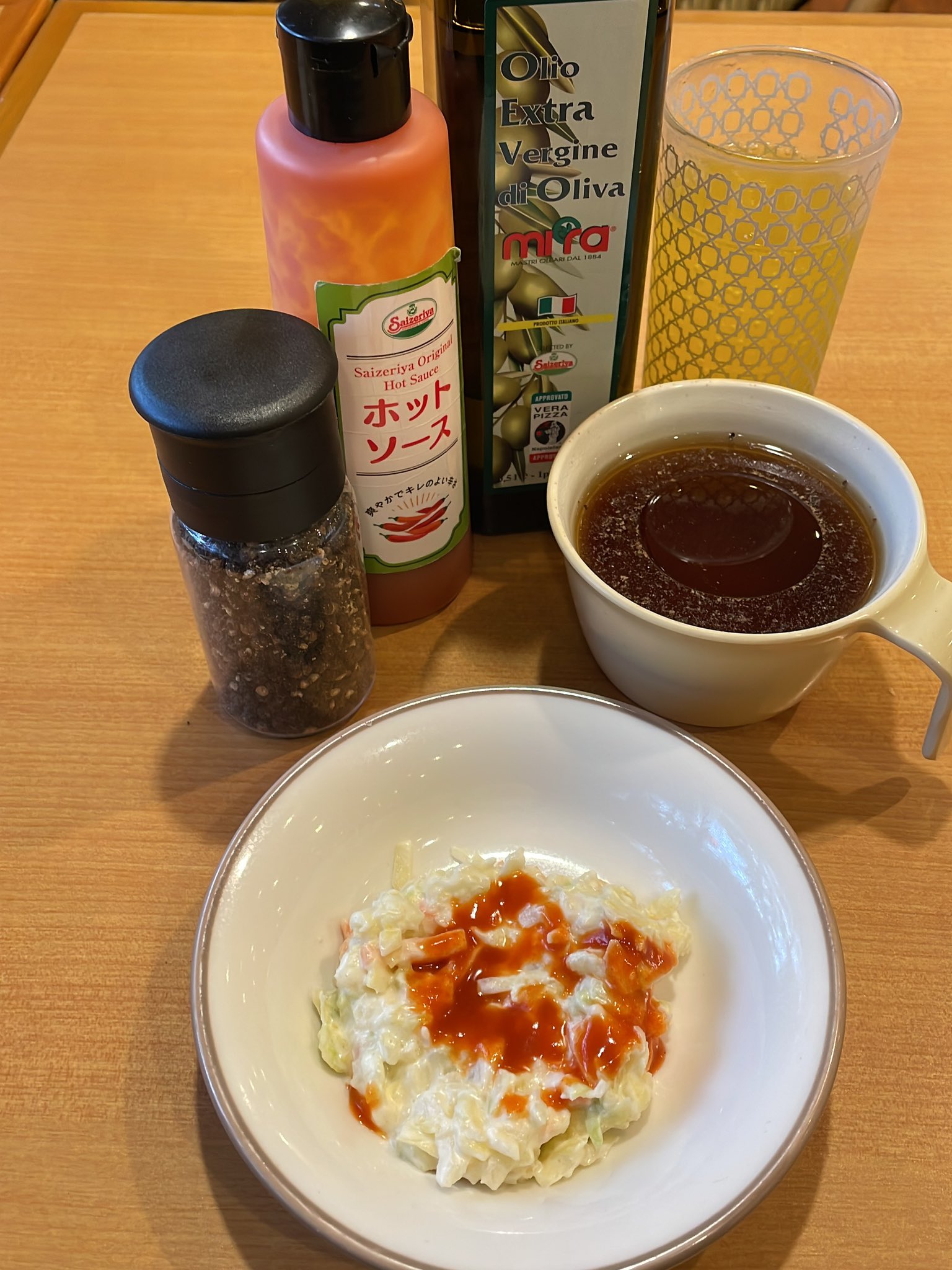 サイゼリヤ小海老のサラダドレッシング抜きTikTok