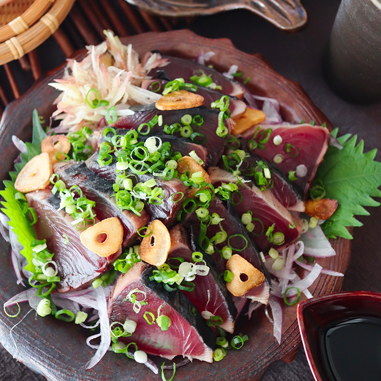 薬味たっぷり♪かつおのたたき丼 簡単×スピード丼