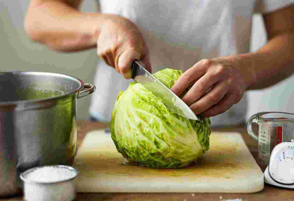 ゆでキャベツのゴママヨサラダ 副菜