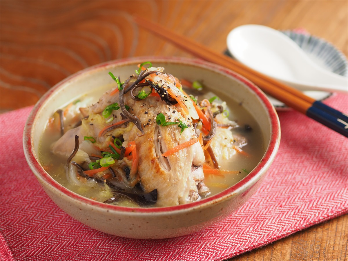 ☺手羽先と白菜の簡単煮☺