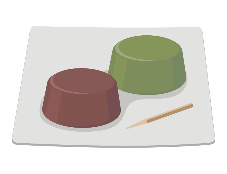 かわいい 和菓子イラスト・フリー素材なら「シンテリ」