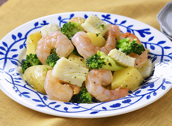 冷凍むきエビで ガーリックシュリンプ ♫