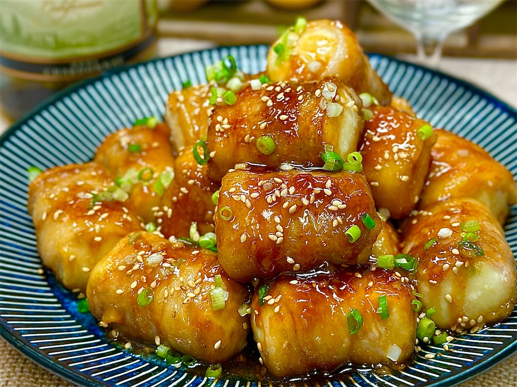 豚バラと厚揚げの甘みそ炒め