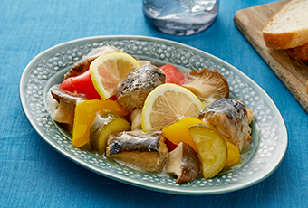 今週の一皿 ～前菜・サバのマリネ～ : 今週のシャポン・ファン〜フレンチレストラン「シャポン・ファン」