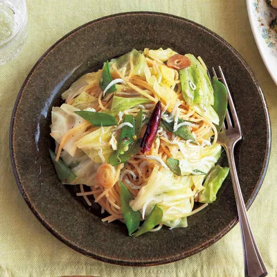 ほうれん草のペペロンチーノ