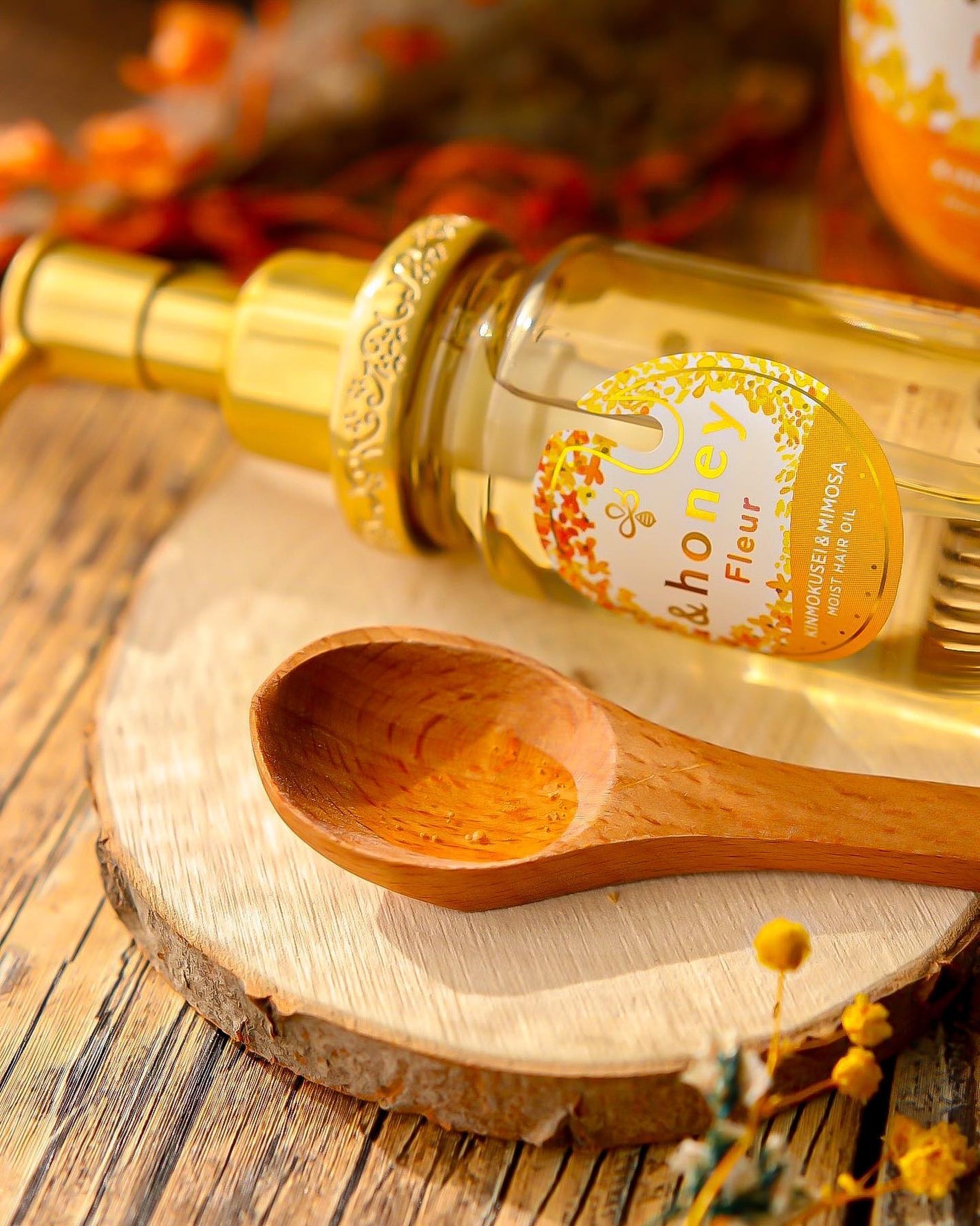 アンドハニー フルール ヘアオイル3.0&honeyの口コミ - アンドハニーの金木犀&ミモザハニー by muu🌷 乾燥肌LIPS