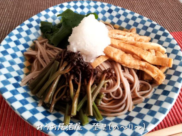 名代 富士そば 冷し山菜おろしそば 470円立ち食いそば探訪
