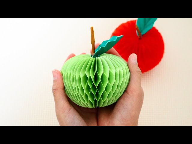 製作時間5分 立体りんご・柿保育士さんお役立ち♡製作物特集 保育ひろば