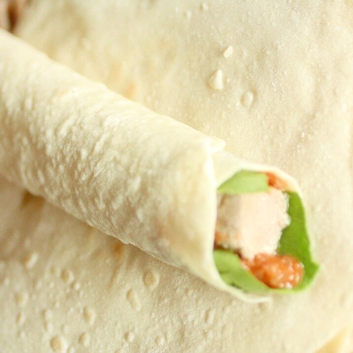 具がこぼれない！ トルティーヤの巻き方