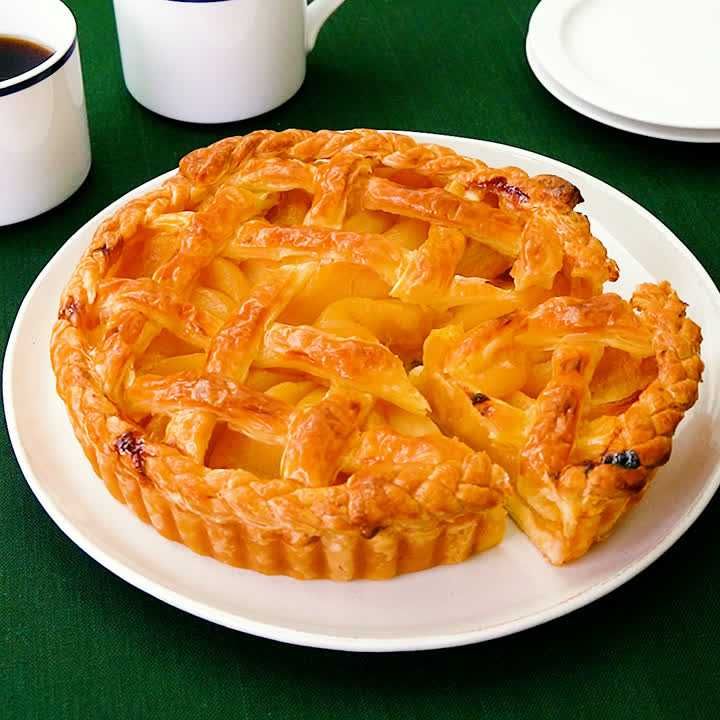 レンチン製カスタードがとろんとろん♡「極上のアップルパイ」作ってみた！皮ごとりんごでルビー色 農家直伝『あたらしい日日』こんな時代のニューノーマルな暮らし方。食と農、生活情報をお届けします