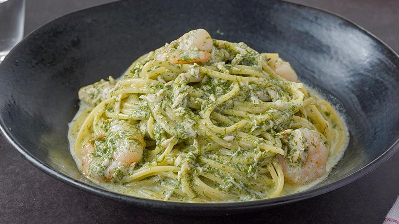 潮の香り♪あおさのりと明太子のパスタ