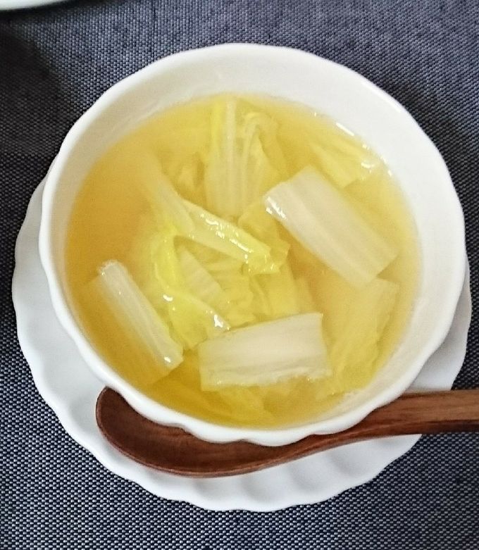 白菜と肉だんごのスープ