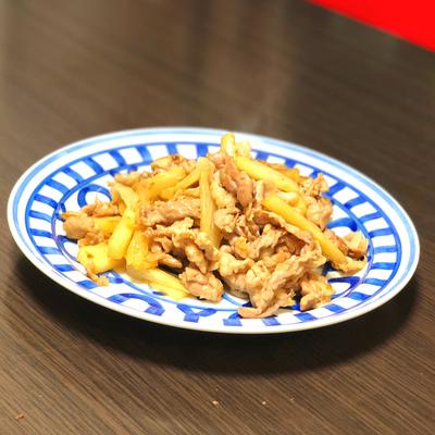 長芋と豚肉のオイスター炒めレシピ・作り方 - E・レシピ