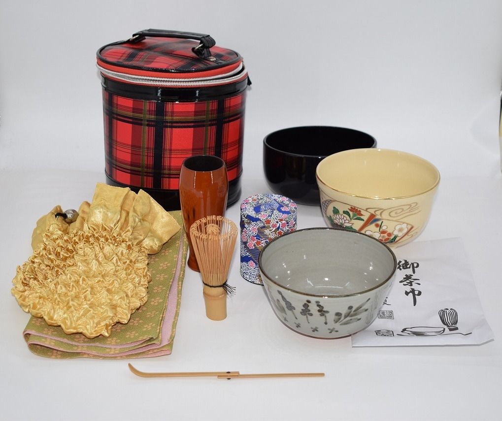 茶道具 木製茶箱と錫茶入れセット 通販販売 茶道具茶箱セット 掻合