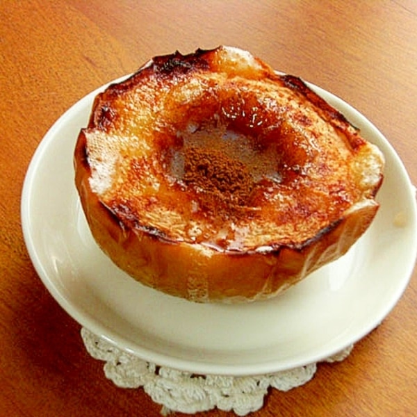 オーブントースターで絶品！焼きりんご入りパンプディング。気まぐれキッチン andante