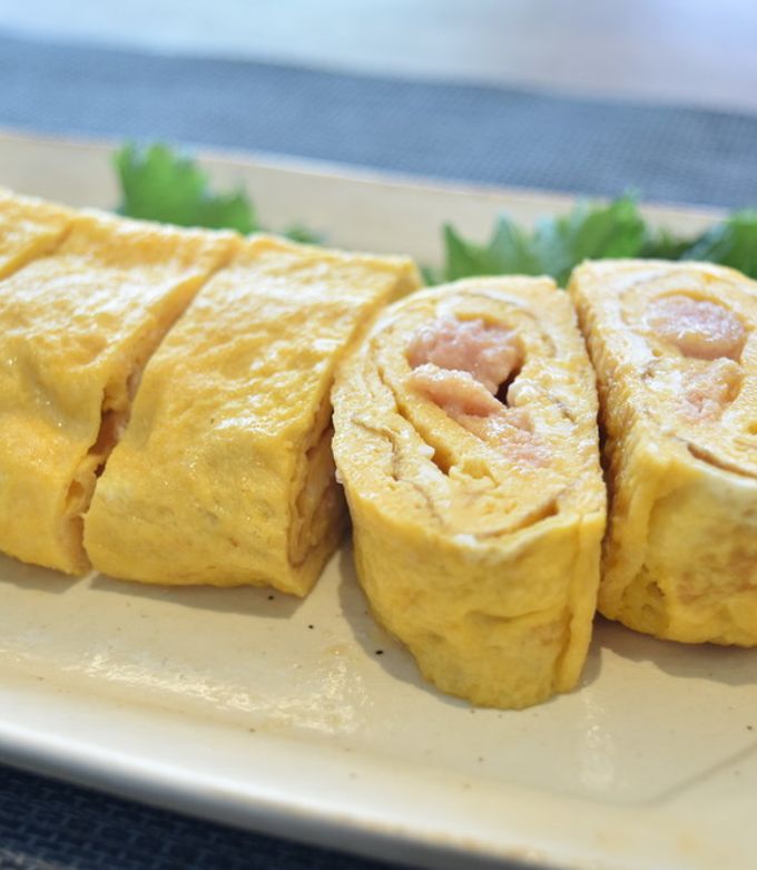 たっぷり明太子の卵焼き