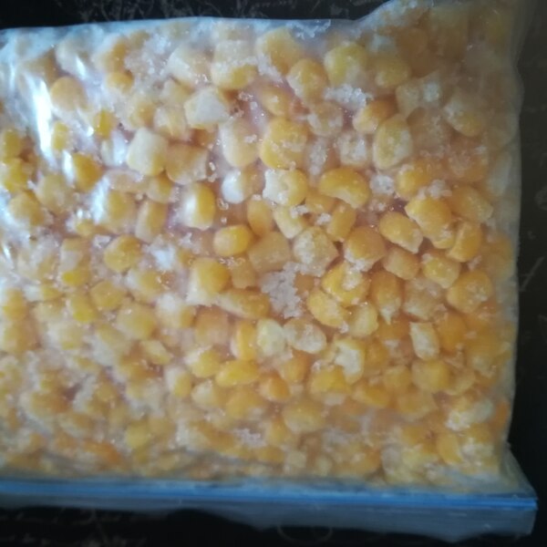 缶詰コーンの冷凍保存