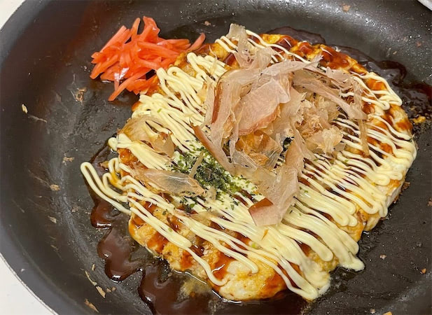 10分で完成！ヘルシー♪豆腐とキャベツのお好み焼き