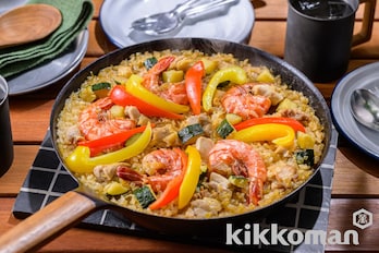 お家で本格!『ホットプレートパエリア』のレシピ・作り方 えびとあさりでオレンジページ ニュースデイリーオレンジページnet