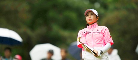 勝みなみ_練習スウィング⛳️Minami Katsu_warm up golf