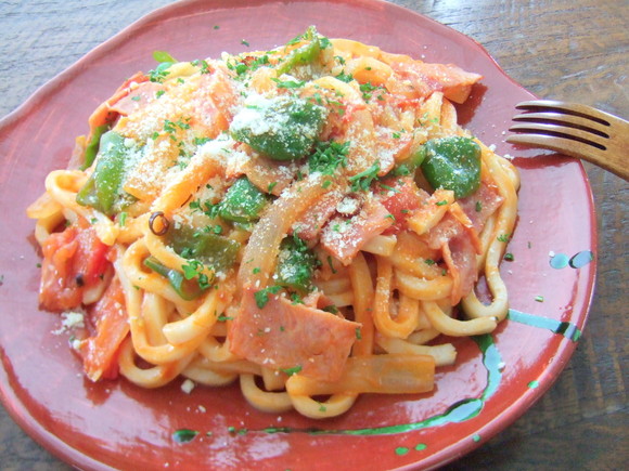 うどん屋さんのナポリタンうどんレシピ 讃岐うどん通販の亀城庵