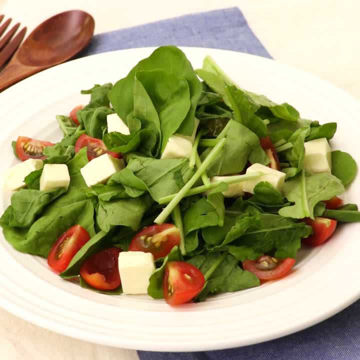 カップスープでスピードパスタの献立 副菜:豆腐とトマトのイタリアンサラダ、副菜 :ピーマンのコンビーフ詰め 献立・メニュー 味の素パーク たべる楽しさを、もっと