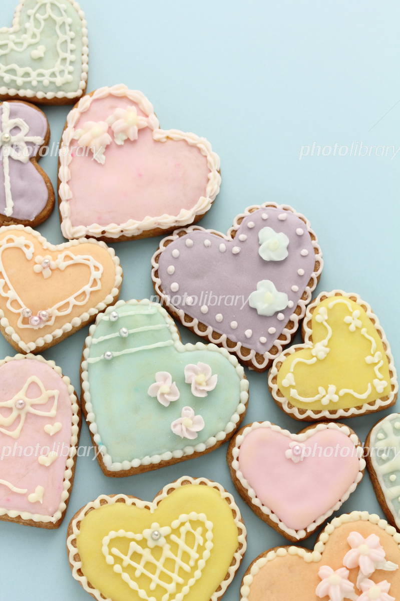 ハートのアイシングクッキー一人暮らしでもおうちごぱん