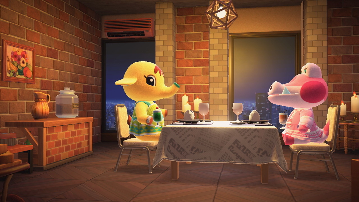 名前はまだない。 レストランづくりさーもんのあつ森日記