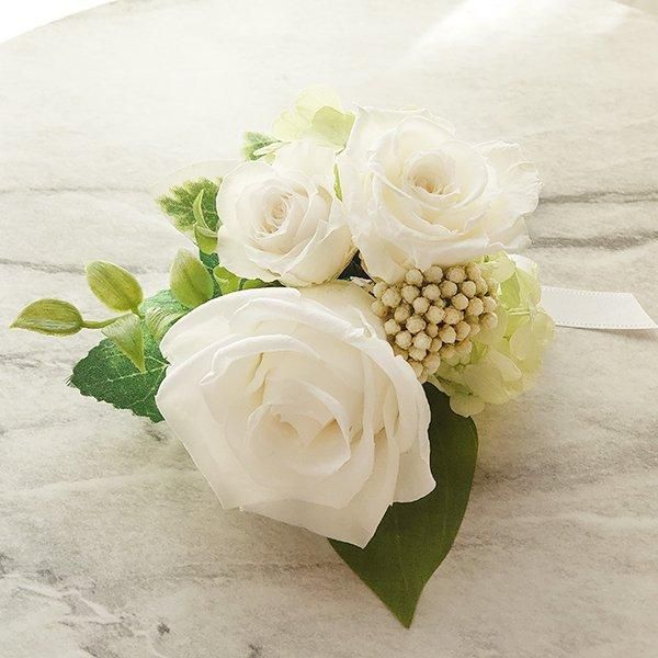 カサブランカキャスケードブーケ ブーケ ブートニアセット ウェディングブーケ - atelier towaminne byGMOペパボ国内最大級のハンドメイド・手作り通販サイト