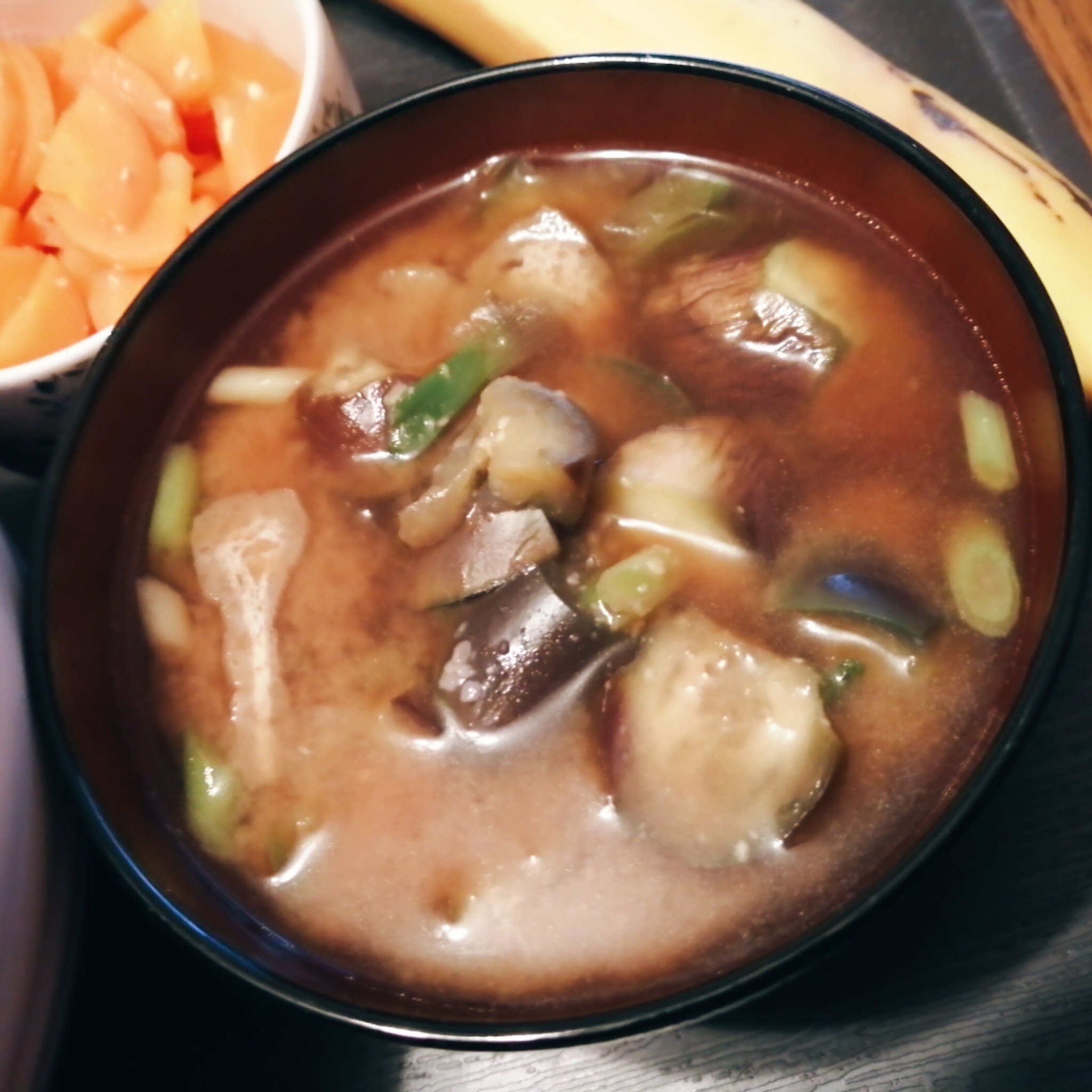 そうめんと茄子の味噌汁山吹味噌レシピサイト