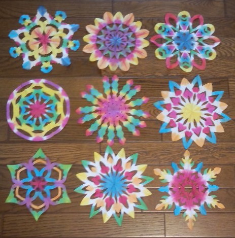 折り染め遊びアレンジ - つくるん広場